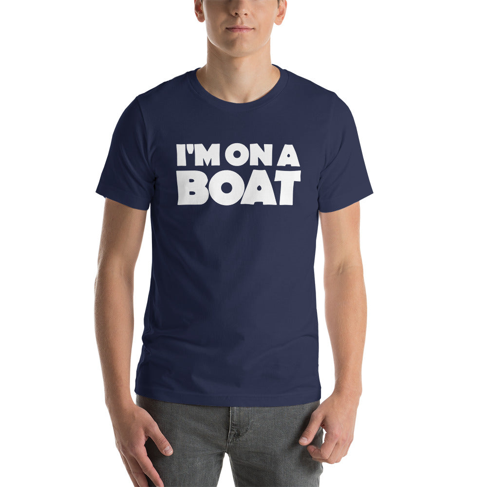 I'm On A Boat Men's Beach T-Shirt - Super Beachy