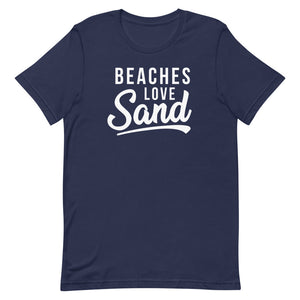 Beaches Love Sand Women's Beach T-Shirt - Super Beachy