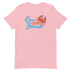 One Crabby Beach Women's Beach T-Shirt