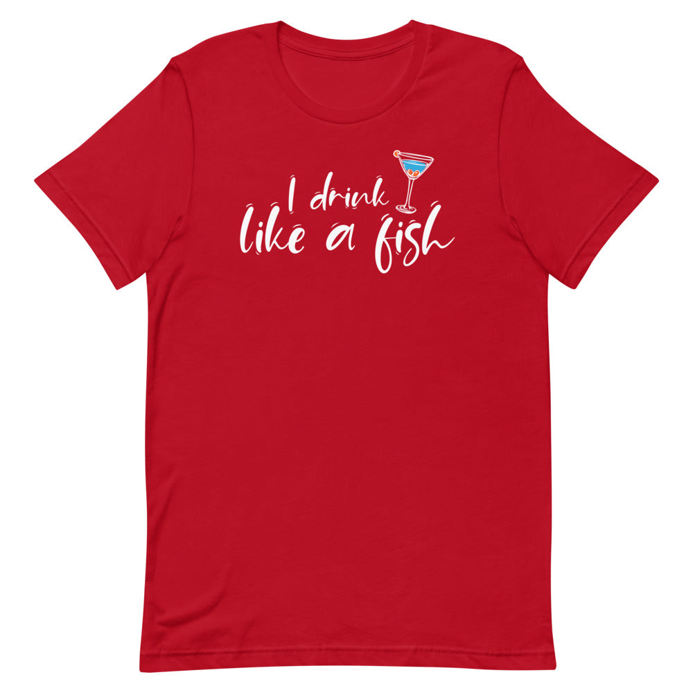 I Drink Like A Fish Women's Beach T-Shirt - Super Beachy