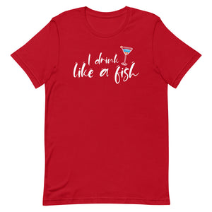 I Drink Like A Fish Women's Beach T-Shirt - Super Beachy
