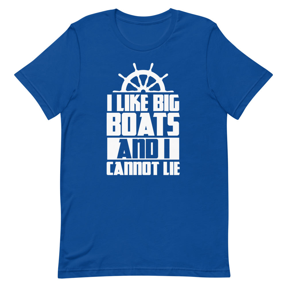 I Like Big Boats And I Cannot Lie Men's Beach T-Shirt - Super Beachy