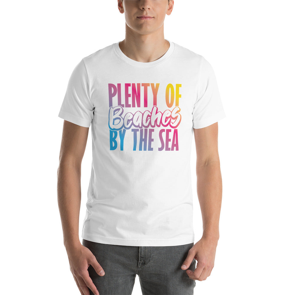 Plenty of Beaches By The Sea Men's Beach T-Shirt - Super Beachy