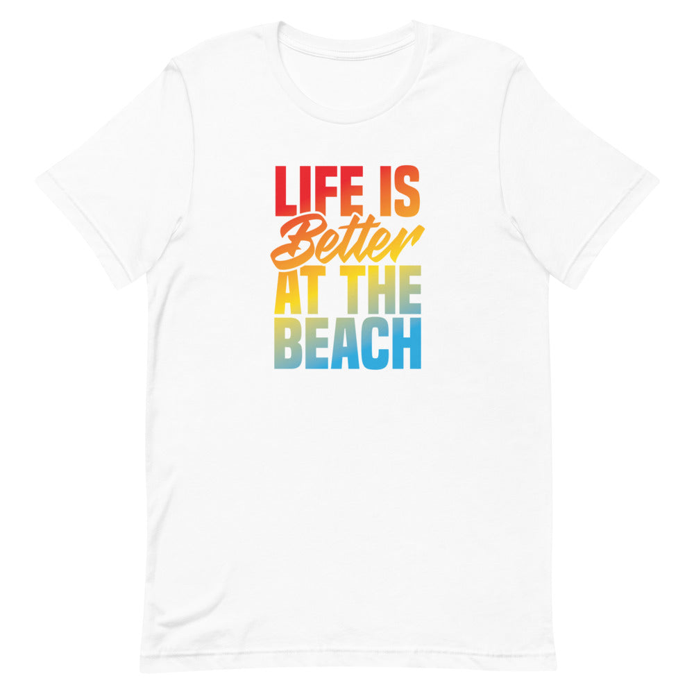 Life Is Better At The Beach Men's Beach T-Shirt - Super Beachy