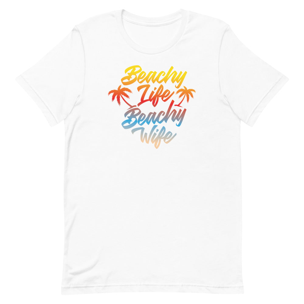 Beachy Life Beachy Wife Women's Beach T-Shirt - Super Beachy