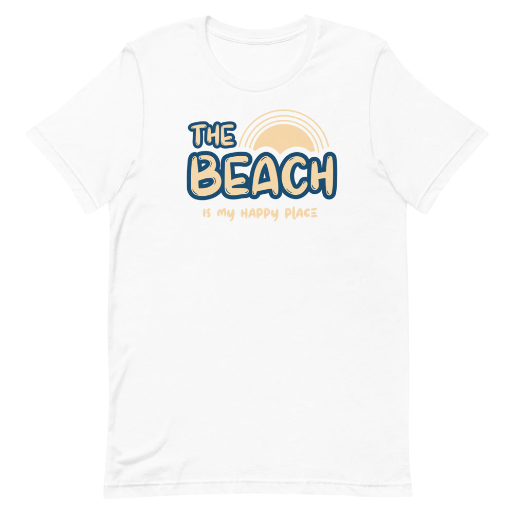The Beach Is My Happy Place Women's Beach T-Shirt