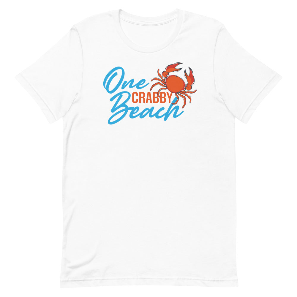One Crabby Beach Women's Beach T-Shirt