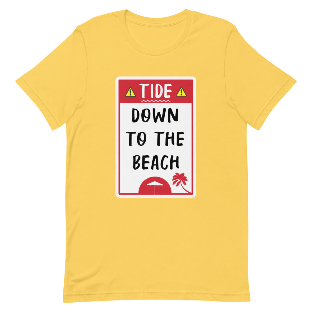 Tide Down To The Beach Men's Beach T-Shirt - Super Beachy
