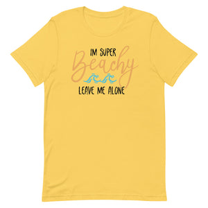 I'm Super Beach Leave Me Alone Women's Beach T-Shirt - Super Beachy