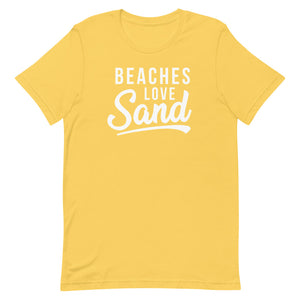 Beaches Love Sand Women's Beach T-Shirt - Super Beachy