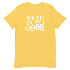 Beaches Love Sand Women's Beach T-Shirt
