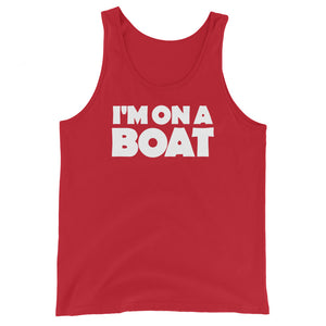 I'm On A Boat Men's Beach Tank Top - Super Beachy