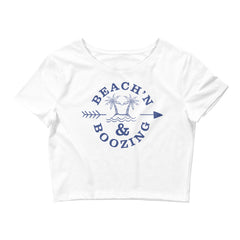 Beach'n & Boozing Women’s Beach Crop Tee
